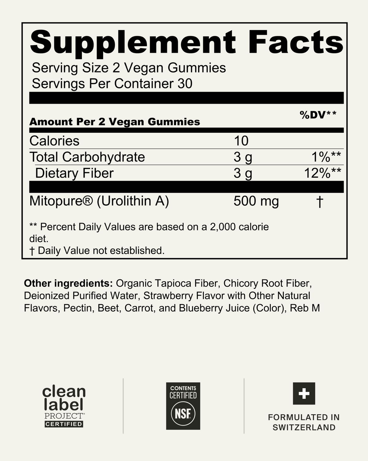 Mitopure Softgels Urolithin A